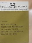 L. Tilkovszky - Nationalitätenpolitische Richtungen in Ungarn in der gegenrevolutionären Epoche [antikvár]