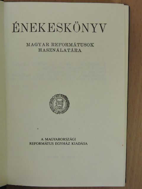 Énekeskönyv [antikvár]