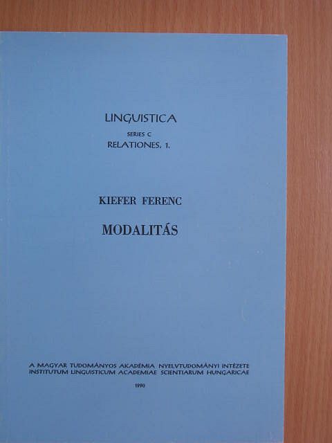 Kiefer Ferenc - Modalitás [antikvár]