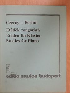 Bertini - Etűdök zongorára [antikvár]