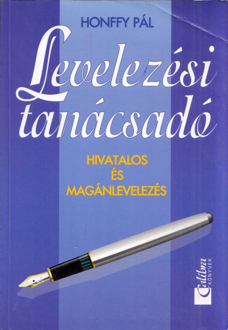 Honffy Pál - Levelezési tanácsadó [antikvár]