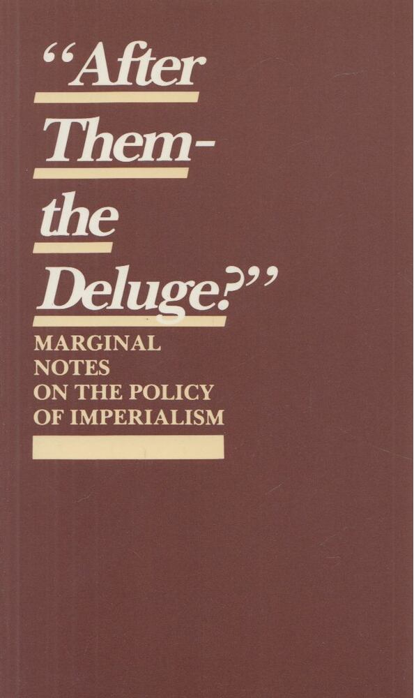 Jaroslav Cáp - After them - the Deluge? [antikvár]