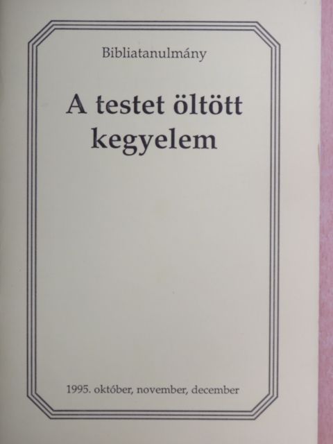Leslie Bumgardner - A testet öltött kegyelem [antikvár]