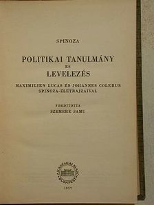 Nádor György - Politikai tanulmány és levelezés [antikvár]