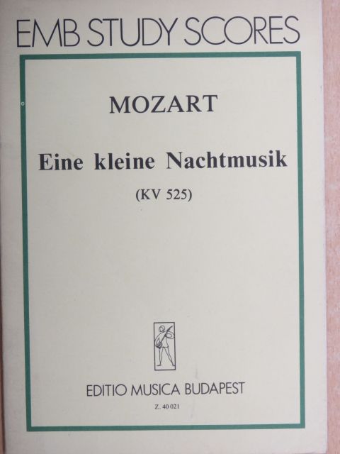 Wolfgang Amadeus Mozart - Eine kleine Nachtmusik [antikvár]