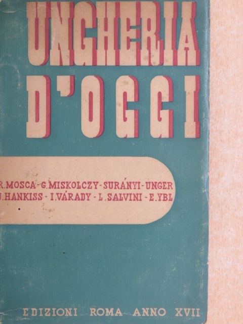 Hankiss János - Ungheria d'oggi [antikvár]