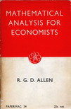 R. G. D. Allen - Mathematical Analysis for Economists [antikvár]