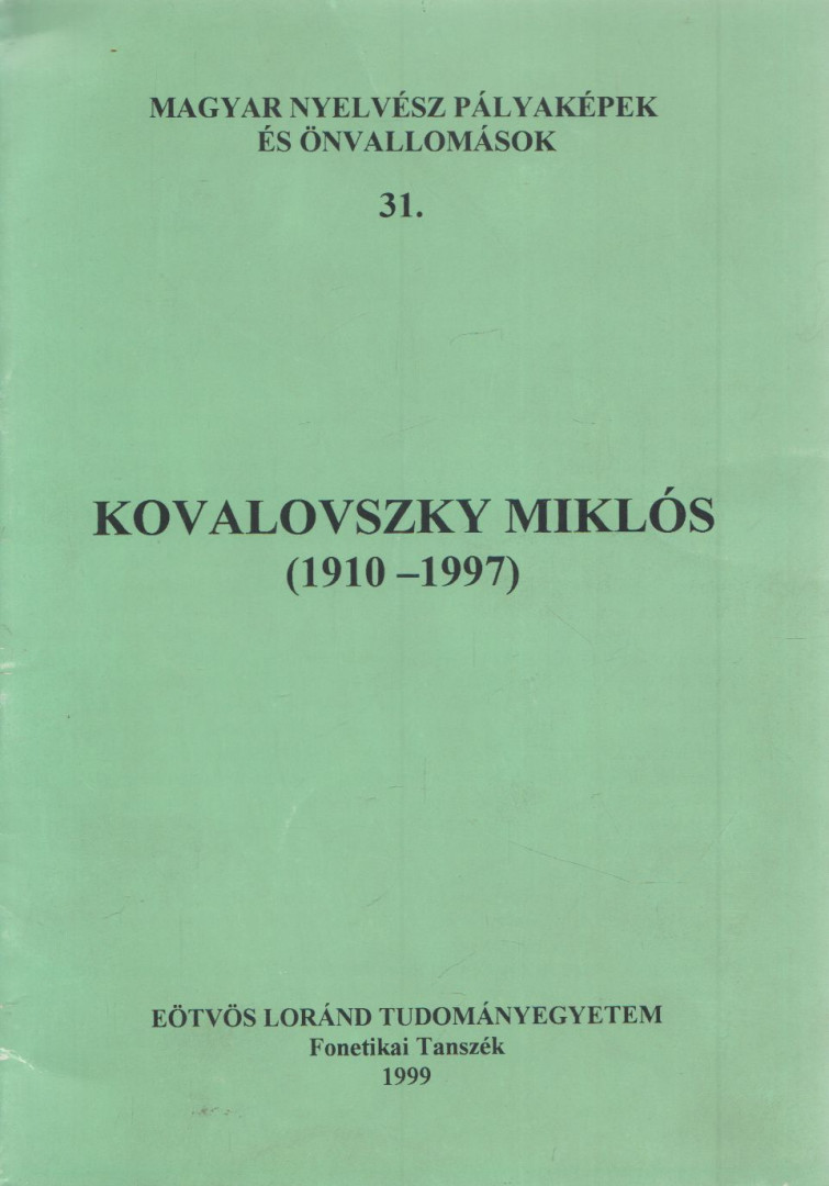 Földi Éva, Bolla Kálmán - Kovalovszky Miklós (1910-1997) [antikvár]