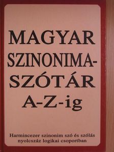 Póra Ferenc - Magyar szinonimaszótár A-Z-ig [antikvár]