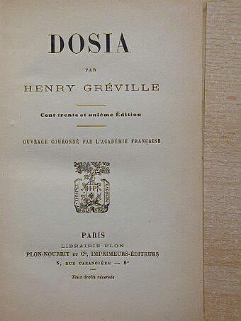 Henry Gréville - Dosia [antikvár]