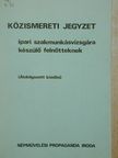 Balázsi István - Közismereti jegyzet [antikvár]