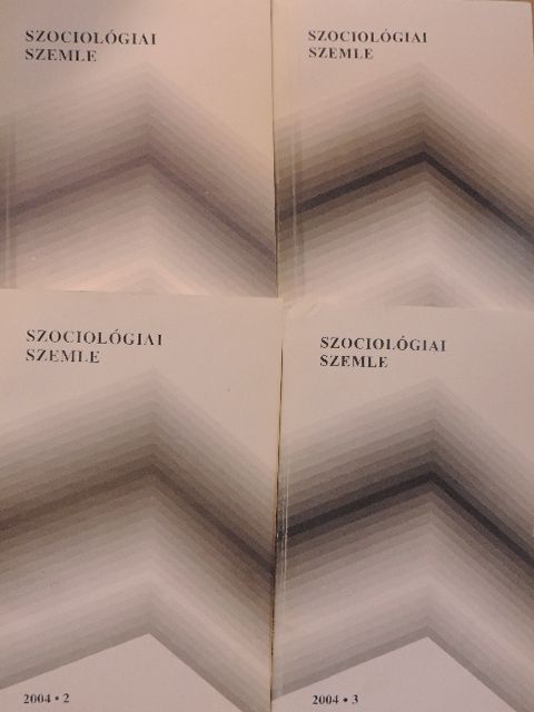 Ádám Szilvia - Szociológiai szemle 2004/1-4. [antikvár]