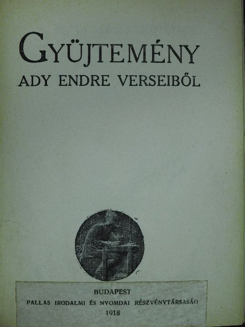 Ady Endre - Gyüjtemény Ady Endre verseiből [antikvár]
