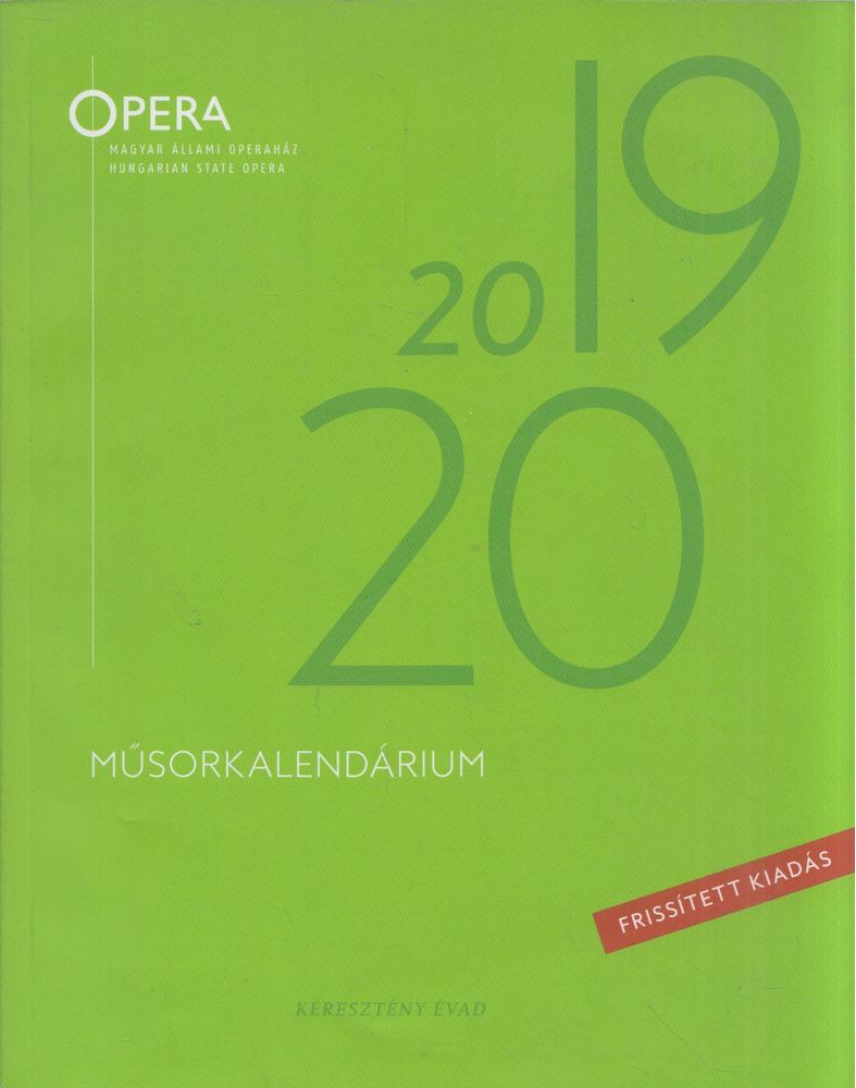 Mona Dániel - Opera Műsorkalendárium 2019 [antikvár]