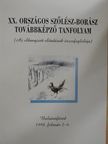 Dr. Harnos Zsolt - XX. Országos Szőlész-Borász továbbképző tanfolyam [antikvár]