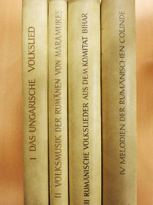 Bartók Béla - Ethnomusikologische Schriften Faksimile-Nachdrucke I-IV. [antikvár]