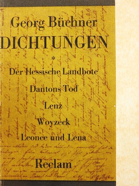 Georg Büchner - Dichtungen [antikvár]