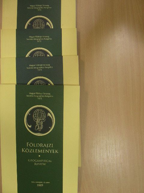 Bajmócy Péter - Földrajzi Közlemények 2009/1-4. [antikvár]