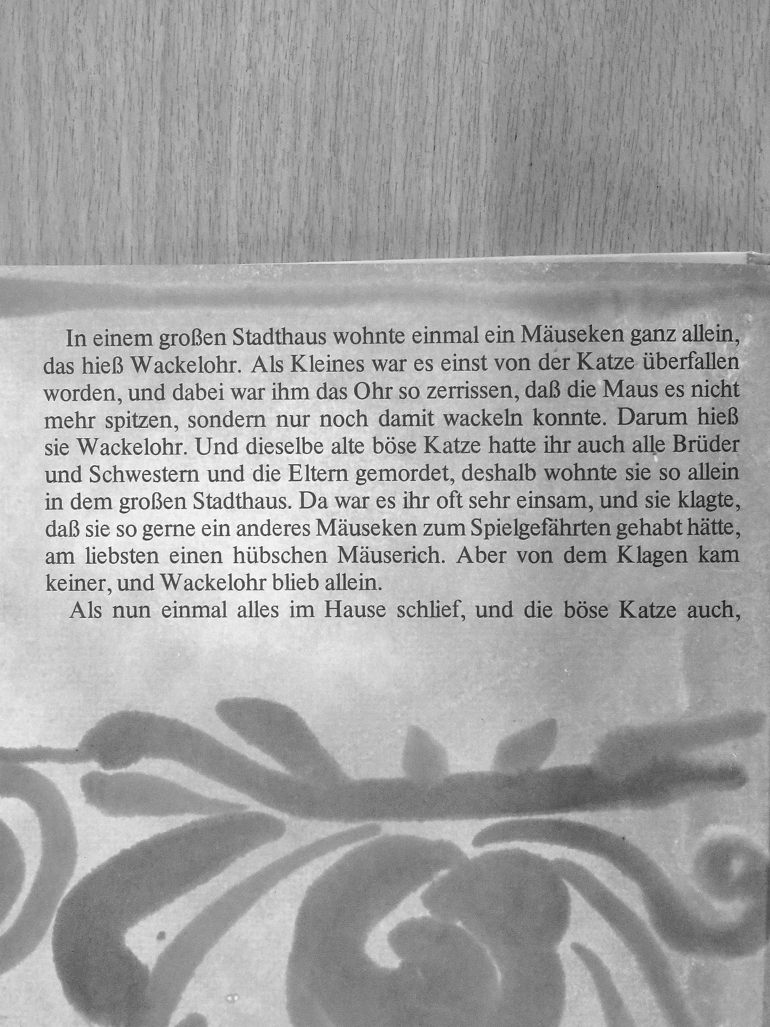 Hans Fallada - Die Geschichte vom Mäuseken Wackelohr [antikvár]