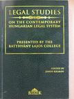 Ádám Farkas - Legal Studies on the Contemporary Hungarian Legal System [antikvár]