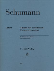 Schumann, Robert - THEMA MIT VARIATIONEN (GEISTERVARIATIONEN) FÜR KLAVIER URTEXT (SEIFFERT / SCHILDE)