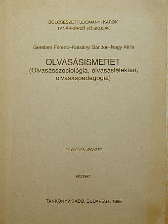Gereben Ferenc - Olvasásismeret [antikvár]