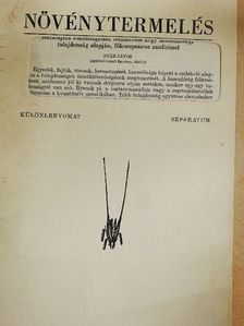 Sváb János - Búzafajták rokonságának felismerése négy lisztminőségi tulajdonság alapján, főkomponens analízissel [antikvár]