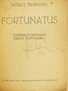 Móricz Zsigmond - Fortunátus [antikvár]