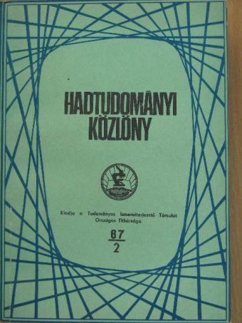 Dr. Munk Károly - Hadtudományi Közlöny 1967/2. [antikvár]