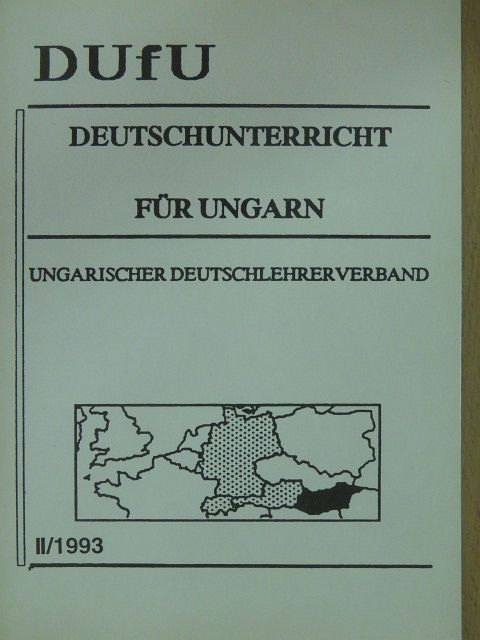 Frank G. Königs - DUfU Deutschunterricht für Ungarn II/1993 [antikvár]