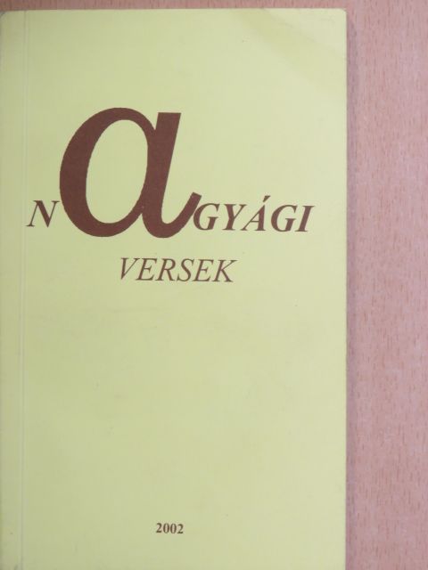 Nagy Ágnes - Nagyági versek [antikvár]