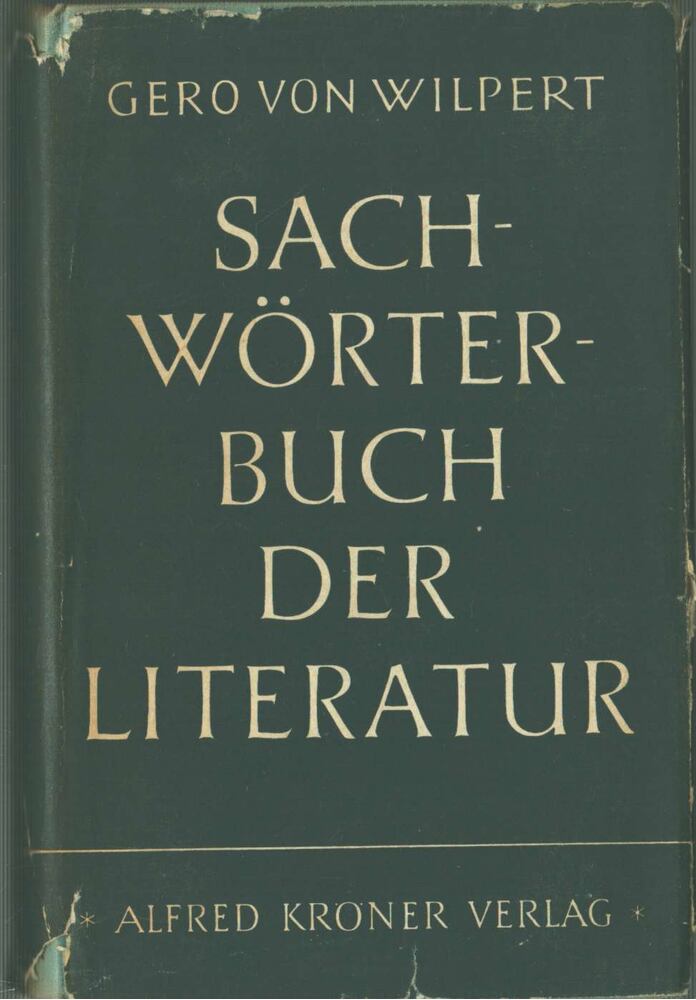 Gero von Wilpert - Sachwörterbuch der Literatur [antikvár]