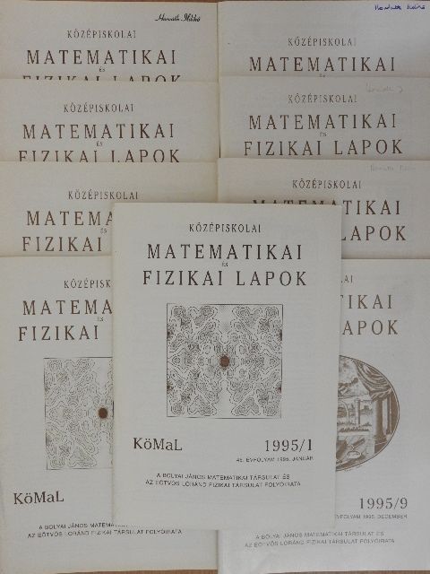 Freud Róbert - Középiskolai Matematikai és Fizikai Lapok 1995. január-december [antikvár]