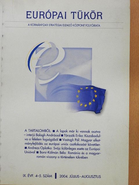 Nyikos László - Európai Tükör 2004. július-augusztus [antikvár]