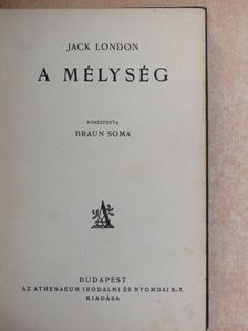 Jack London - A mélység [antikvár]