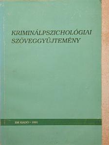 Andorka Rudolf - Kriminálpszichológiai szöveggyűjtemény II. [antikvár]