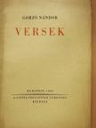 Gorzó Nándor - Versek (dedikált példány) [antikvár]