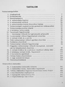 Valószínűségelmélet és matematikai statisztika [antikvár]