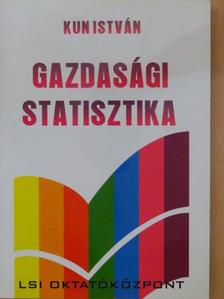 Kun István - Gazdasági statisztika [antikvár]