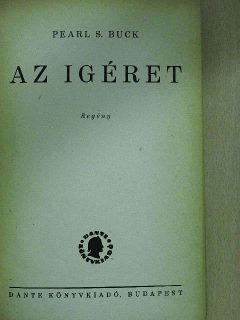 Pearl S. Buck - Az ígéret [antikvár]