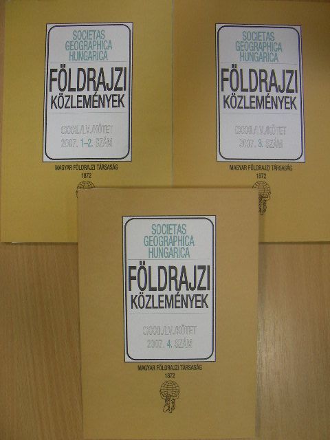 Csapó Tamás - Földrajzi Közlemények 2007/1-4. [antikvár]