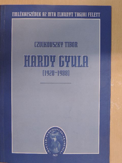 Czvikovszky Tibor - Hardy Gyula [antikvár]