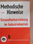 Dr. Friedrich Rabe - Methodische Hinweise - Gesundheitserziehung im Industriebetrieb [antikvár]