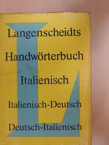Dr. Paolo Giovannelli - Langenscheidts Handwörterbuch Italienisch I-II. [antikvár]