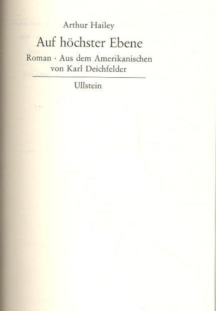 Auf höchster Ebene [antikvár]