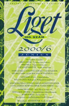 Levendel Júlia, Horgas Béla - Liget 2000/6. szám [antikvár]