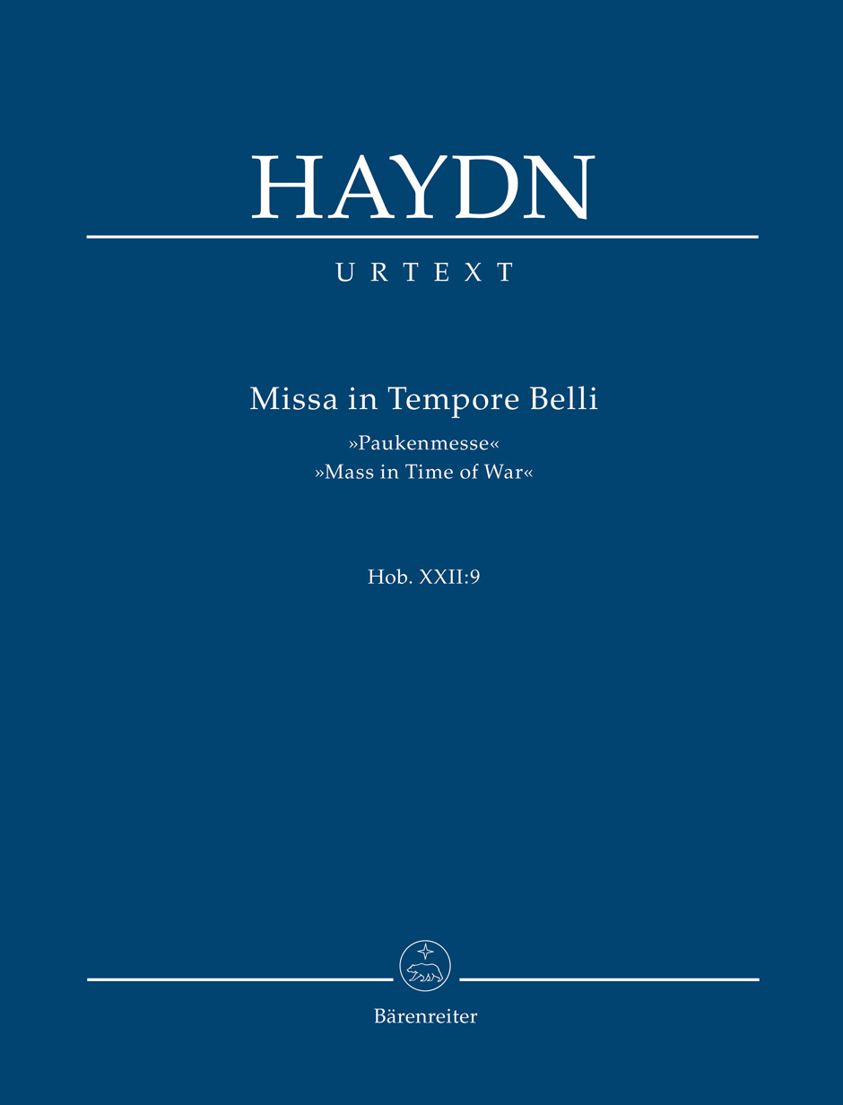 HAYDN JOSEPH - MISSA IN TEMPORE BELLI "PAUKENMESSE" HOB. XXII:9 STUDIENPARTITUR URTEXT (H.C. ROBBINS LANDON)