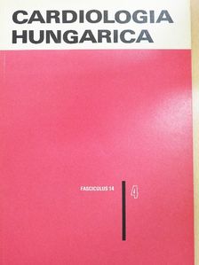 Dr. Kiss Zoltán - Cardiologia Hungarica 1985/4. [antikvár]