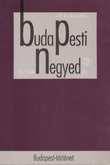 Gerő András (főszerk.) - Budapesti Negyed 1998. nyár-ősz [antikvár]