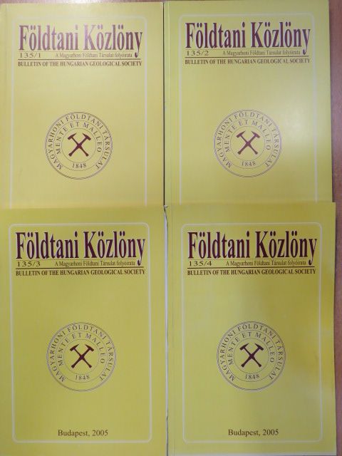 Andó József - Földtani Közlöny 2005/1-4. [antikvár]
